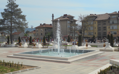 Construction of Sveti Douh Park in Montana City