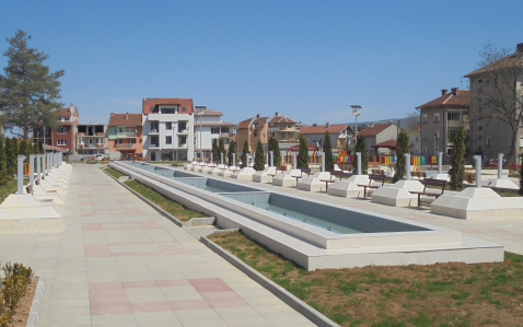 Construction of Sveti Douh Park in Montana City